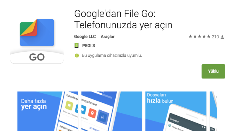 Google Files GO Play Store